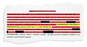 Cabo Frio: Empresa com contrato sob investigação teria atuado no município com dois CNPJs diferentes, segundo apontam documentos oficiais