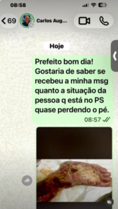 ‘Até agora, nada’: ex-vereador denúncia abandono de paciente no pronto-socorro em Rio das Ostras
