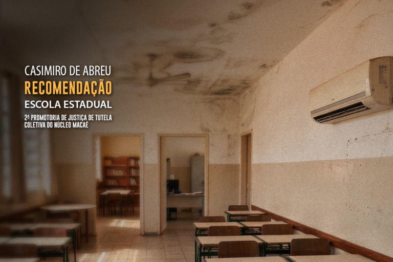 MPRJ recomenda obras de climatização e contratação de mediadores para escola estadual em Casimiro de Abreu