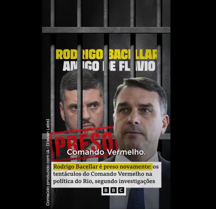 PT ataca Flávio com lista de amigos presos em novo vídeo (VIDEO)