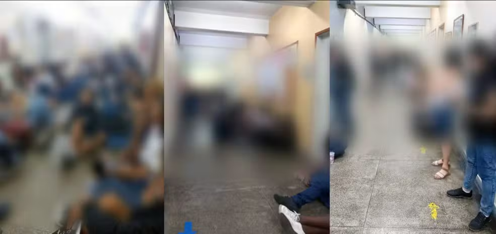 Alunos se protegem de tiros durante confronto entre PM e criminosos em Nova Iguaçu