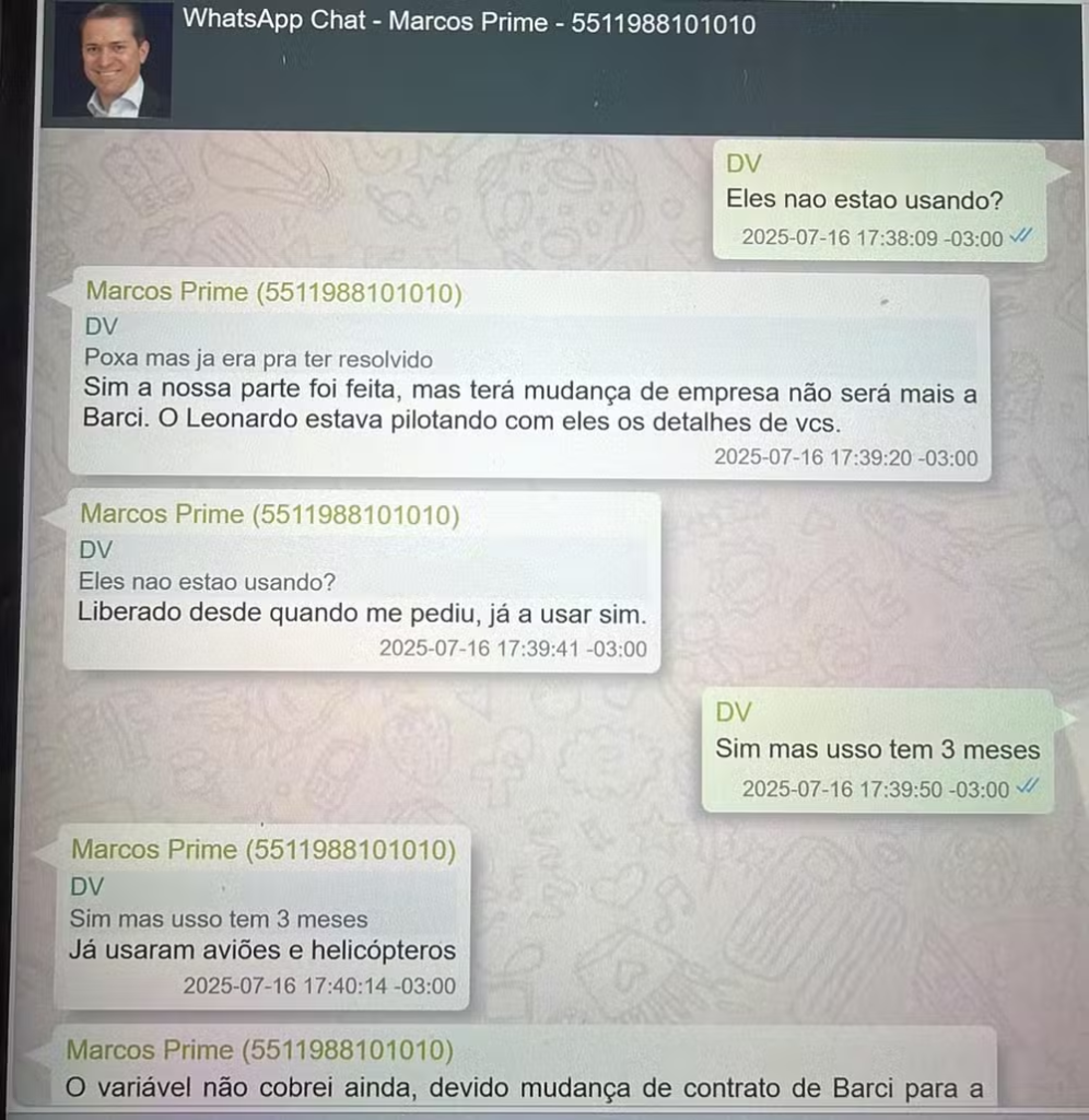 Vídeo registra viagem de Moraes em jatinho de Vorcaro após novo contrato de R$ 50 milhões