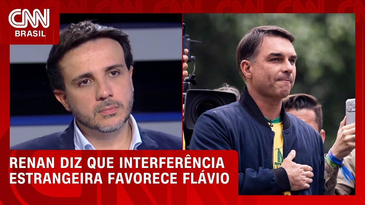 Renan aponta ao TSE interferência estrangeira na eleição em favor de Flávio